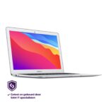 MacBook Air 13.3 inch 2017 i5-5350U 8GB 128GB SSD schuine voorzijde