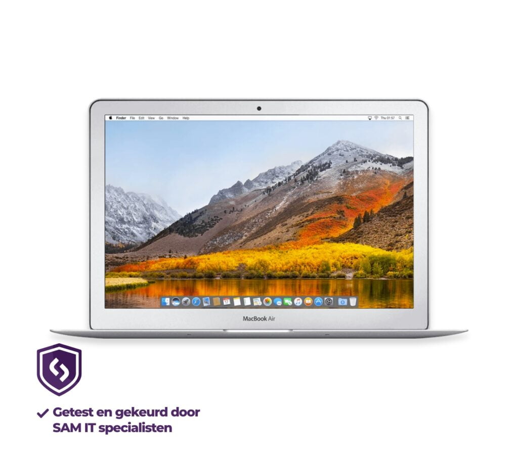 MacBook Air 13.3 inch 2017 i5-5350U 8GB 128GB frontaal