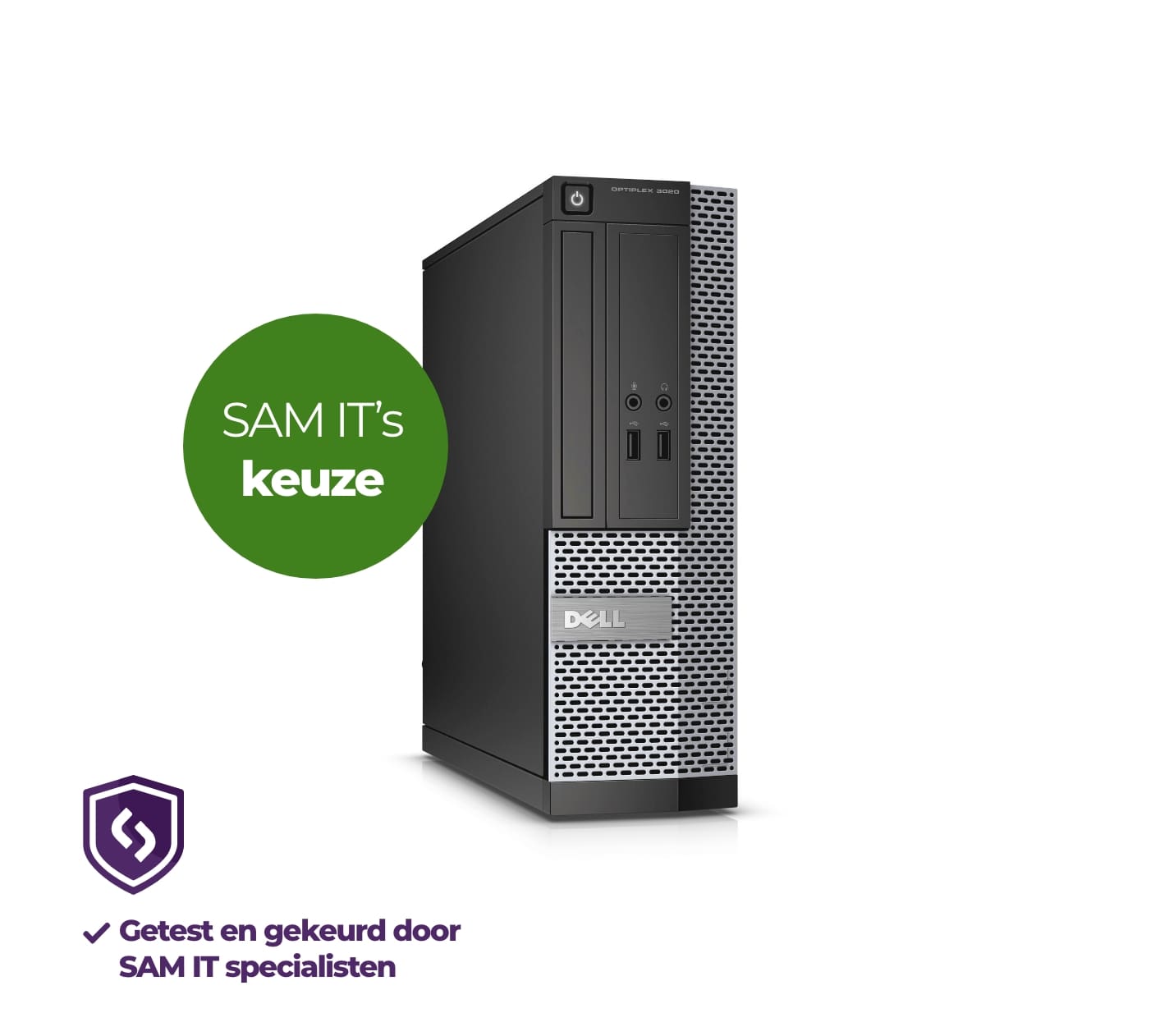 SAM IT's keuze Desktop Dell 3020 SFF i5-4440 8GB 500GB