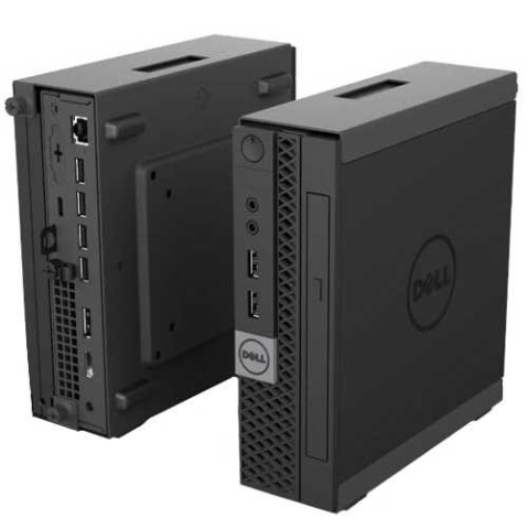 Dell 3050 MFF i5-6400T 8GB 240GB SSD voor- en achterkant
